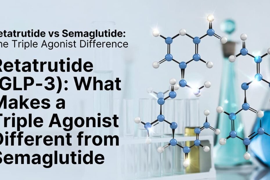 Retatrutide difference to Semaglutide